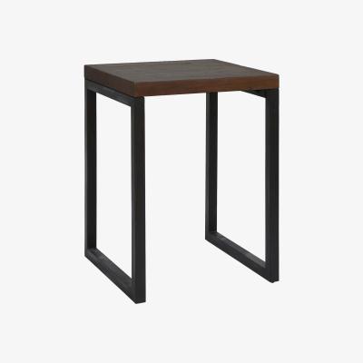 Barker and Stonehouse Tacoma Reclaimed Wood Square Bar Table, Brown | Barker & Stonehouse