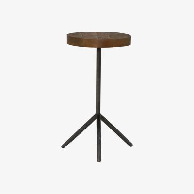 Barker and Stonehouse Keeler Benny Reclaimed Small Side Table, Brown Wood | Barker & Stonehouse