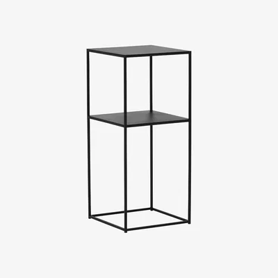 Barker and Stonehouse Kline Black Metal Side Table