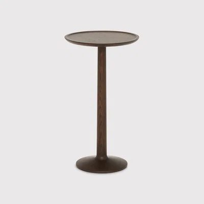 Barker and Stonehouse Ercol Siena High Side Table, Round, Brown | Barker & Stonehouse
