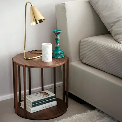 Barker and Stonehouse Porada Cell Lamp Table Wood | Barker & Stonehouse
