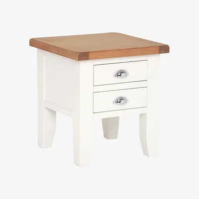 Barker and Stonehouse Althorp Lamp Table, White Oak Wood | Barker & Stonehouse
