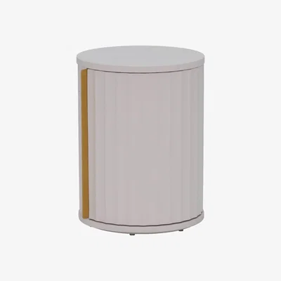 Barker and Stonehouse Olivia Right Hand Bedside Table Metal | Barker & Stonehouse