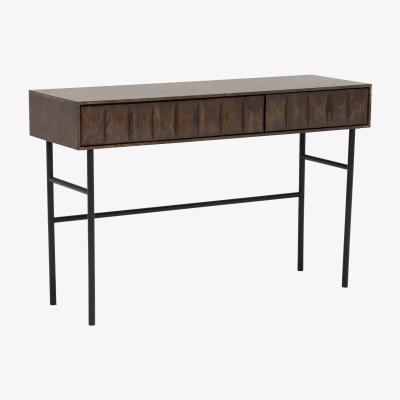 Barker and Stonehouse Amos Console Table, Brown Oak Wood | Barker & Stonehouse