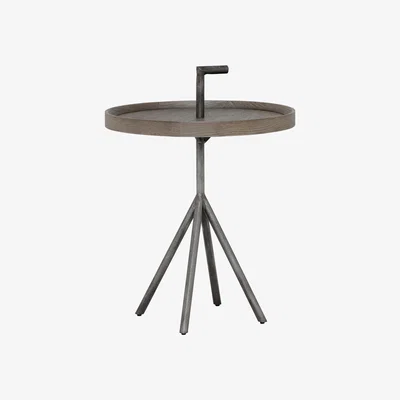 Barker and Stonehouse Pamber 45cm Round Side Table