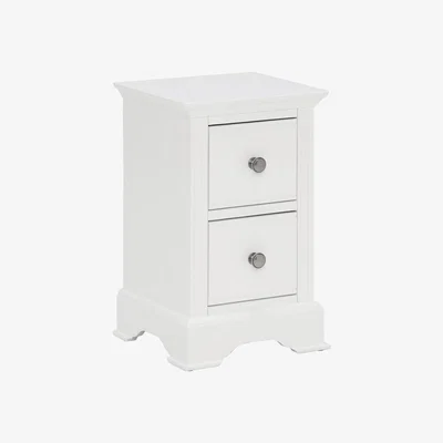 Barker and Stonehouse Sarzay Small Bedside Table, Grey Wood | Barker & Stonehouse
