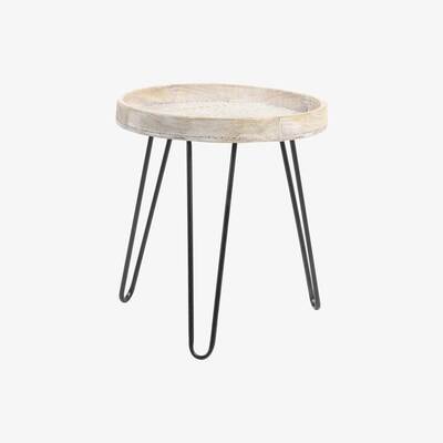 Barker and Stonehouse Natural Wood Side Table, Natural