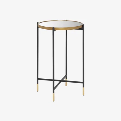 Barker and Stonehouse Tall Mirror Top Side Table | Barker & Stonehouse