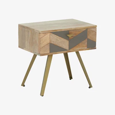Barker and Stonehouse Leif Bedside Table Mango Wood | Barker & Stonehouse