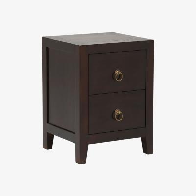Barker and Stonehouse Malay Small Bedside Table, Brown Wood | Barker & Stonehouse