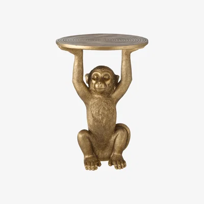 Barker and Stonehouse Gold Monkey Side Table | Barker & Stonehouse
