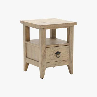 Barker and Stonehouse Hancock Side Table, Salvage Deep Grey