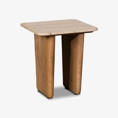 Barker and Stonehouse Neiden Lamp Table, Brown Oak | Barker & Stonehouse