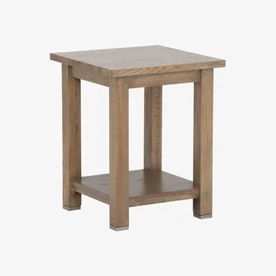 Barker and Stonehouse Ibex Lamp Table, Neutral Oak Wood | Barker & Stonehouse