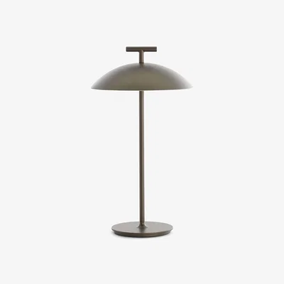 Barker and Stonehouse Kartell Mini Geen A Table Battery Lamp 20x36.5 Bronze, Gold | Barker & Stonehouse