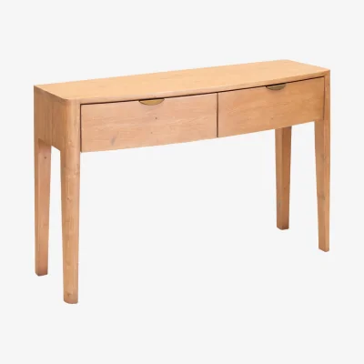 Barker and Stonehouse Halstatt 2 Drawer Hall Table Wood | Barker & Stonehouse