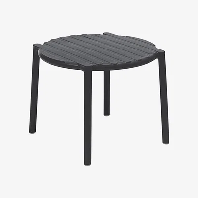 Barker and Stonehouse Lima Garden Side Table, Black | Barker & Stonehouse
