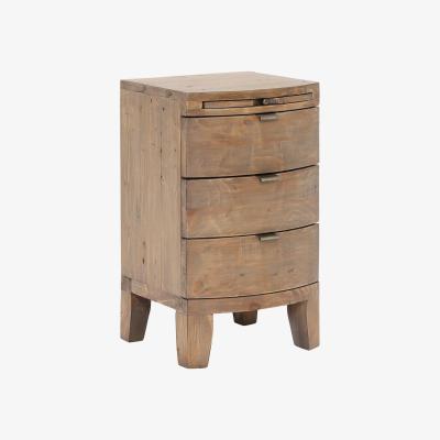 Barker and Stonehouse Rye Reclaimed Wood Bedside Chest, Brown | Barker & Stonehouse