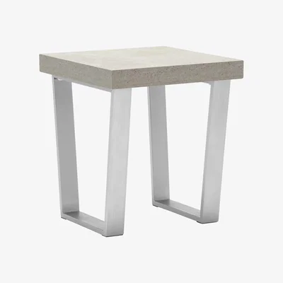 Barker and Stonehouse Halmstad End Table, Grey Concrete | Barker & Stonehouse