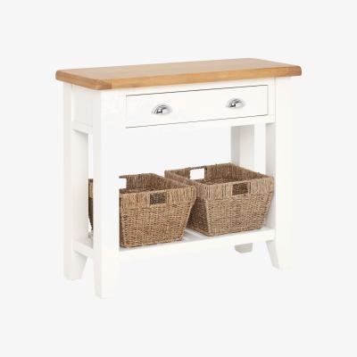 Barker and Stonehouse Althorp Console Table, White Oak Wood | Barker & Stonehouse