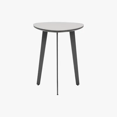Barker and Stonehouse Avory Ceramic Side Table, Taupe