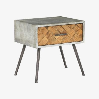 Barker and Stonehouse Keeler Reclaimed 1 Drawer Side Table