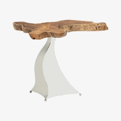 Barker and Stonehouse Caspian Promesse Solid Wood Side Table, 776 | Barker & Stonehouse