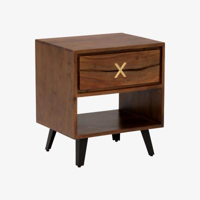 Barker and Stonehouse Kriss Side Table, Brown Wood | Barker & Stonehouse