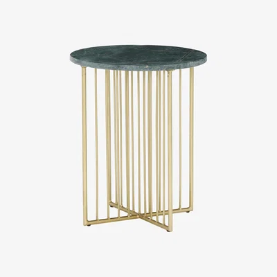 Barker and Stonehouse Lalit Side Table, Green Marble | Barker & Stonehouse