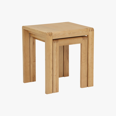 Barker and Stonehouse Ercol Bosco Nest of Tables, Oak