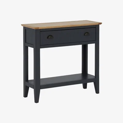 Barker and Stonehouse Ives Console Table, Blue Oak Wood | Barker & Stonehouse