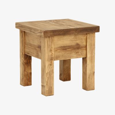 Barker and Stonehouse Covington Reclaimed Wood Lamp Table, Brown | Barker & Stonehouse