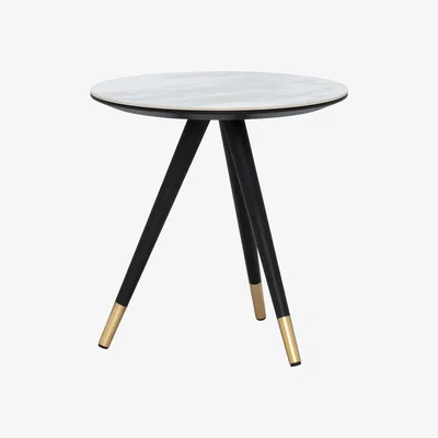 Barker and Stonehouse Parian Corner Table, White Ceramic | Barker & Stonehouse