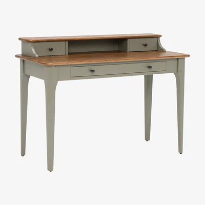 Barker and Stonehouse Maison Desk Table, Grey Mango Wood | Barker & Stonehouse