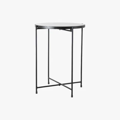 Barker and Stonehouse Antique Glass Mirrored Side Table