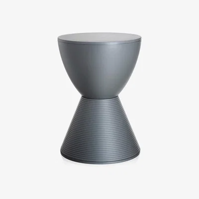 Barker and Stonehouse Kartell Prince Aha Stool Table, Grey | Barker & Stonehouse