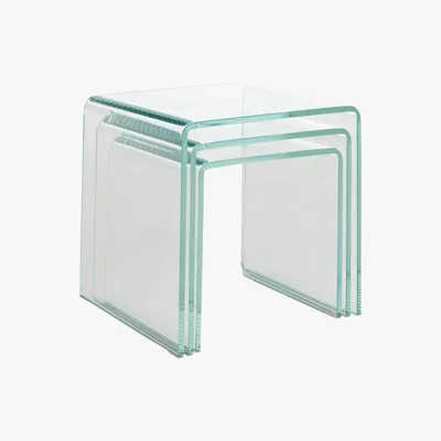 Barker and Stonehouse Trix Nest of Tables, Clear
