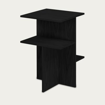 Bombinate.com Vulcano Black Atik Bedside Table