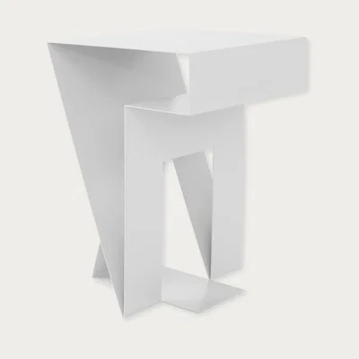 Bombinate.com White Neumann Side Table