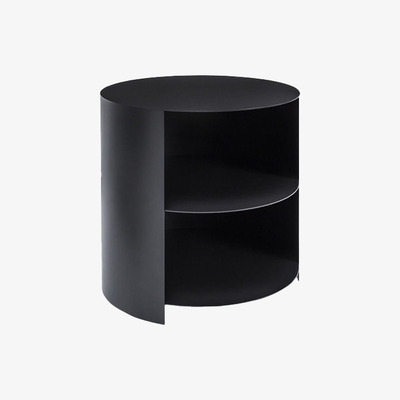 Bombinate.com Black Hide Side Table