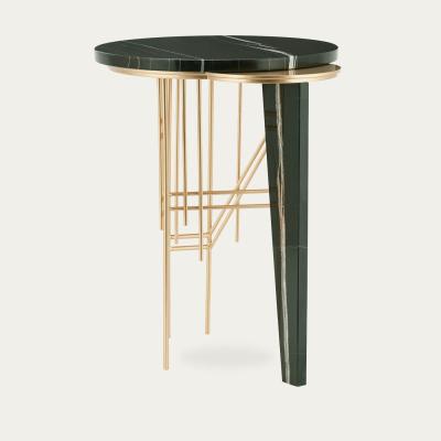Bombinate.com Black/Gold Palafita Side Table