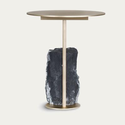 Bombinate.com Black/Brushed Brass Pico Side Table