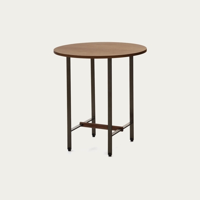 Bombinate.com Walnut Sisters Round Side Table