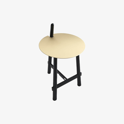 Bombinate.com Gold/Black Altay Side Table