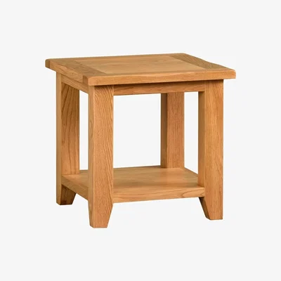 The Cotswold Company Oakland Side Table with Shelf