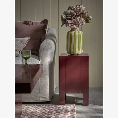 Cox and Cox Tiled Side Table - Cherry