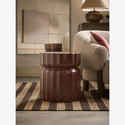 Cox and Cox Branmere Side Table - Cherry