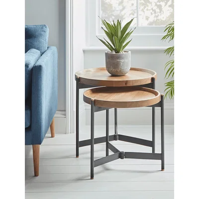 Cox and Cox Two Arbour Nesting Tables