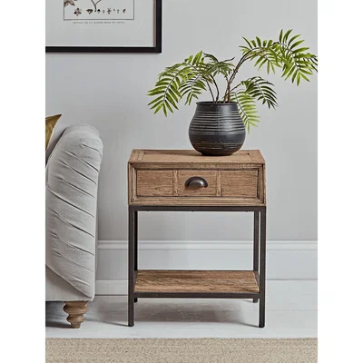 Cox and Cox Reclaimed Oak Side Table