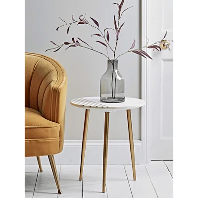 Cox and Cox NEW Marble Topped Side Table